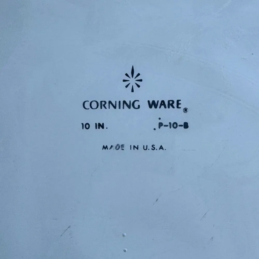 Vintage Corning Ware Cornflower Blue Casserole 10” Stained